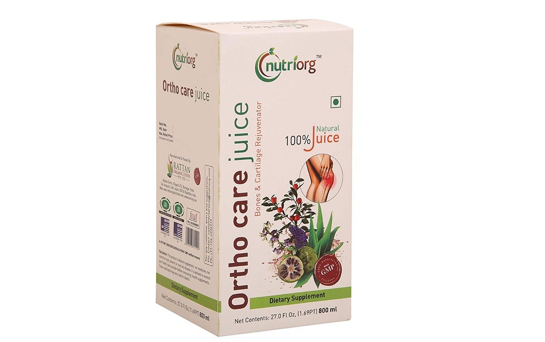 Nutriorg Ortho Care Juice (Bones & Cartilage Rejuvenator)   Bottle  800 millilitre